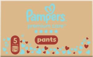  Pampers Premium Care –Еднократни гащички Размер 5 (12-17кг.),102 бр. /КАШОН