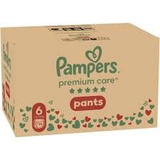 Pampers Premium Care –Еднократни гащички, Размер 6 (13-19 кг.) 93 бр./КАШОН 