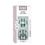  BIBS Studio COLOUR Block, Nordic Mint Petrol Mix, 2 бр. Биберони 0-6 месеца/11022102/