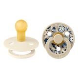  BIBS Liberty COLOUR Bobo Ivory, 2 бр. Биберони 0-6 месеца/11020101/
