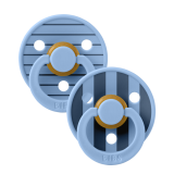  BIBS Studio COLOUR Pin, Sky Blue Mix, 2 бр. Биберони 6-18 месеца/12015101/