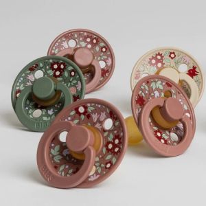 BIBS Liberty COLOUR Chamomile Lawn - Woodchuck Mix, 2 бр. Биберони 0-6 месеца/11012103/