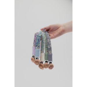 BIBS x Liberty Клипс за Залъгалка Capel - Fossil Grey/942110303/