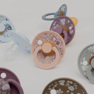 BIBS Liberty COLOUR Eloise Blush Mix, 2 бр. Биберони 6-18 месеца/12011102/